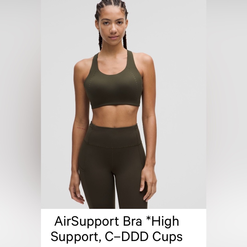 Lululemon AirSupport Olive Green Brand